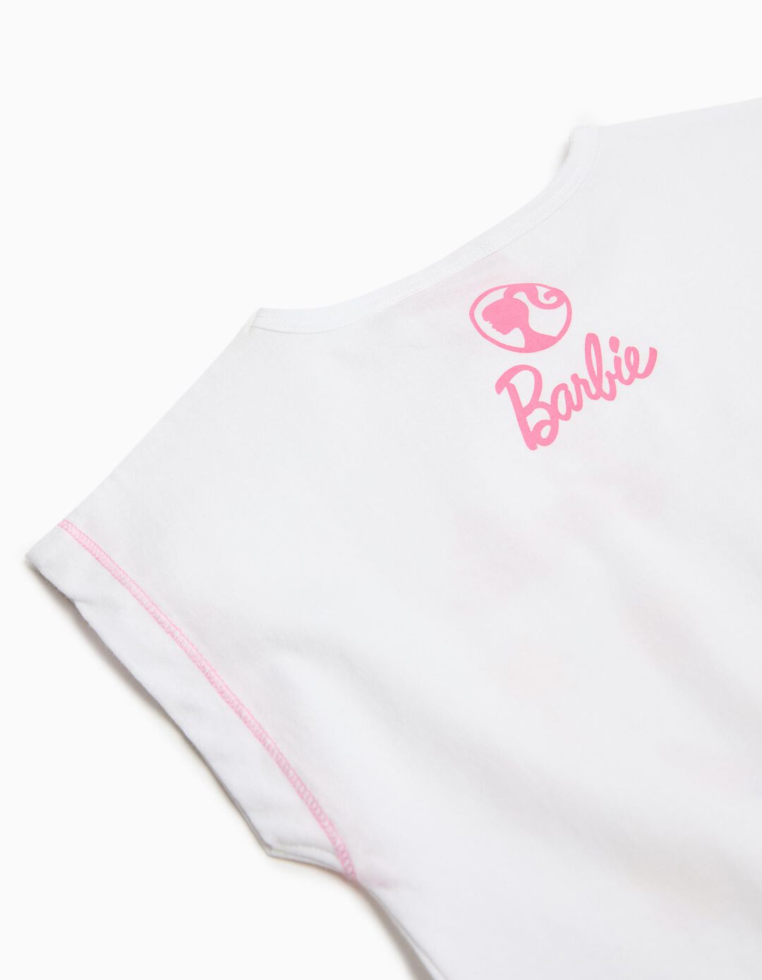 T-shirt 'Barbie', Menina, Branco