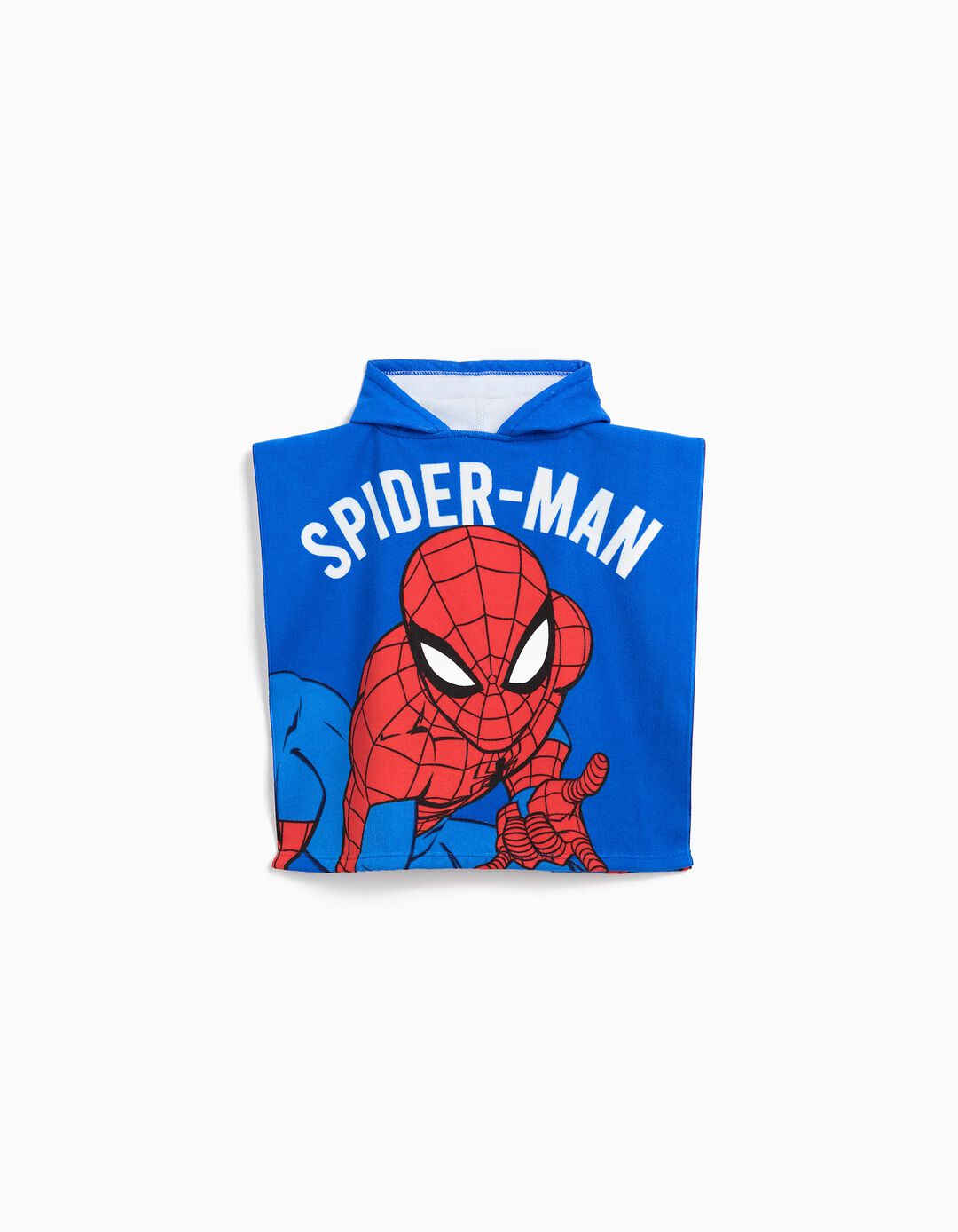 Poncho 'Spider-Man', Menino, Azul