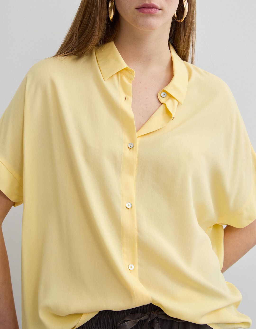 Blusa, Mulher, Amarelo Claro