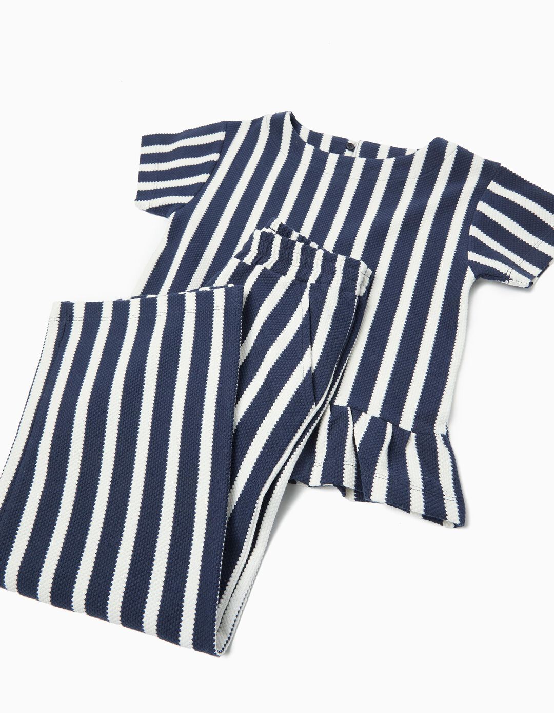 Conjunto T-shirt e Cal&ccedil;as, Menina, Azul Escuro