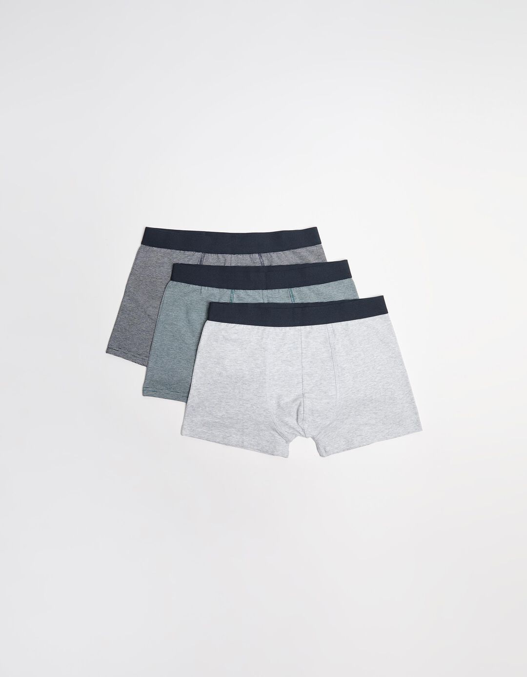 Pack 3 Boxers, Homem, Verde Escuro 