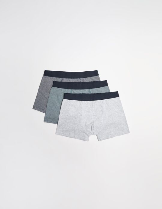 Comprar Online Pack 3 Boxers, Homem, Verde Escuro 