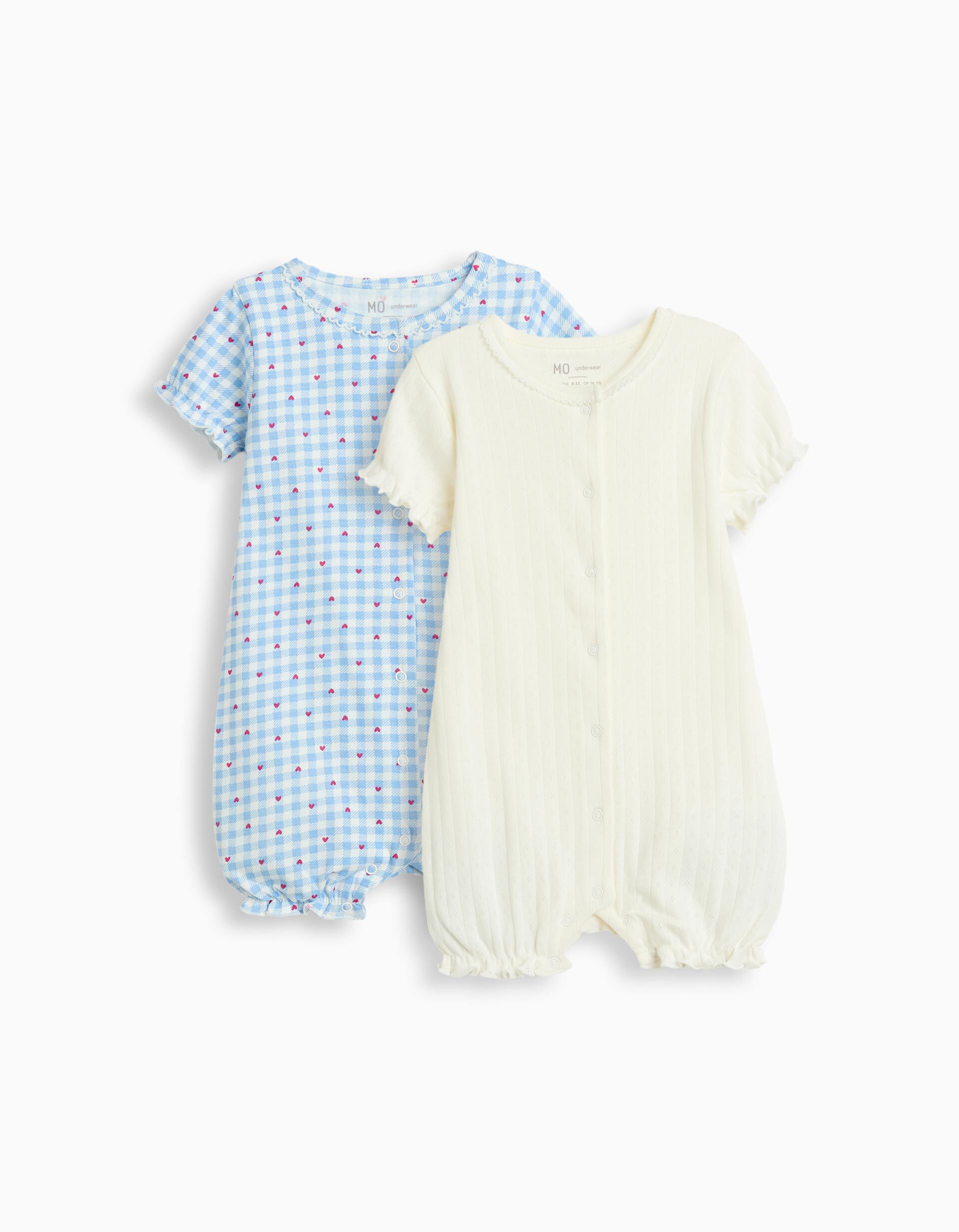 Comprar Online Pack 2 Macac&otilde;es, Menina, Branco