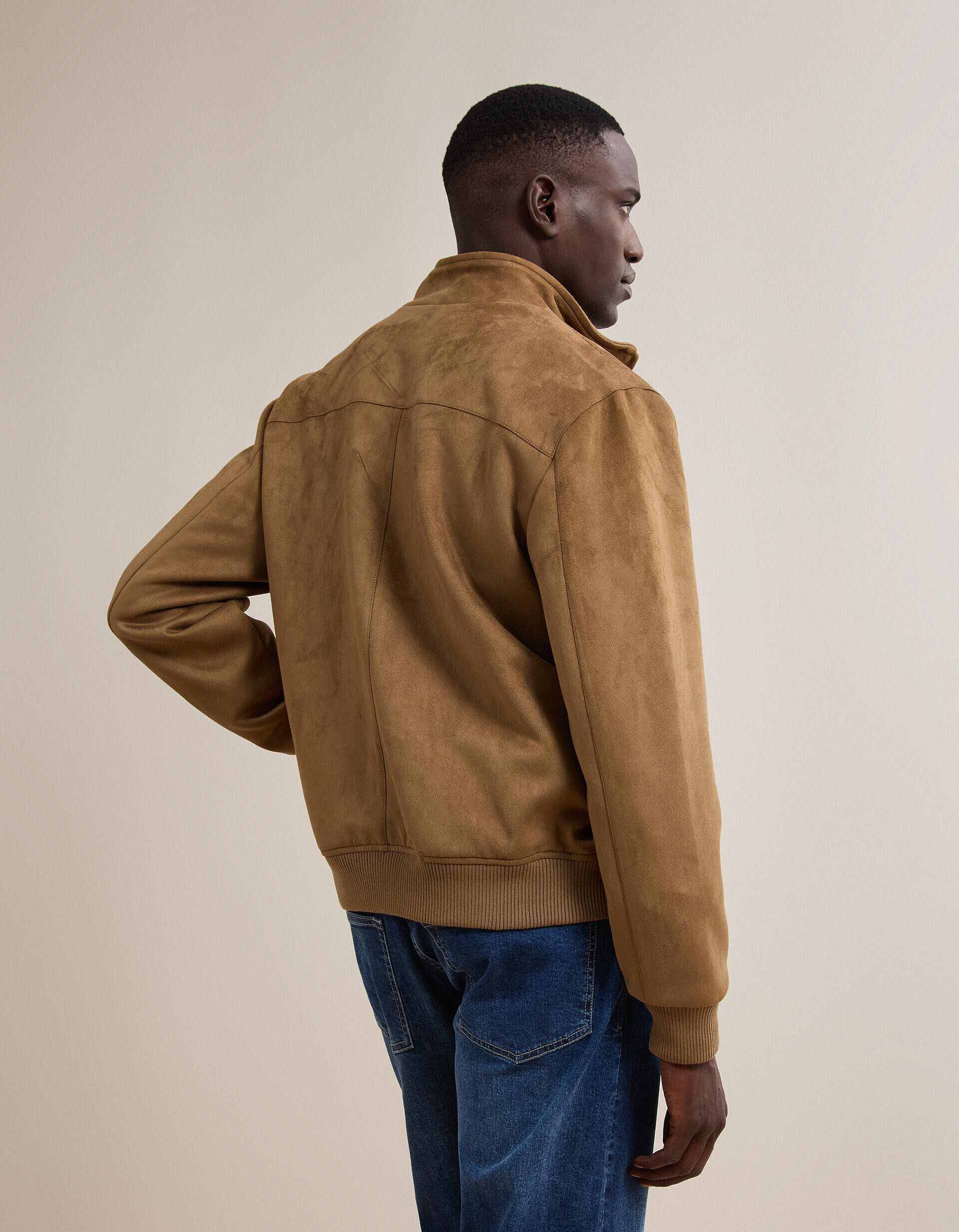 Comprar Online Casaco Bomber Efeito Carmu&ccedil;a, Homem, Castanho Claro