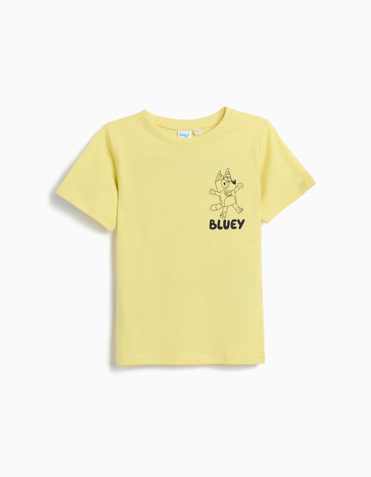 Comprar Online T-shirt 'Bluey', Menino, Amarelo Claro 