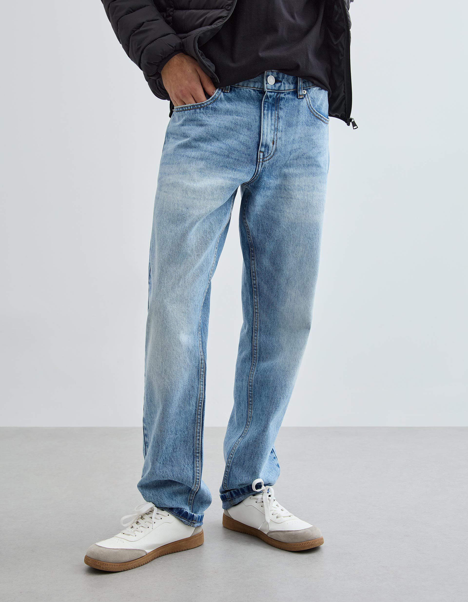 Comprar Online Cal&ccedil;as de Ganga 'Slim Fit', Homem, Azul Claro