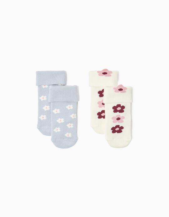 Comprar Online Pack 2 Pares de Meias Antiderrapante, Menina, Multicor