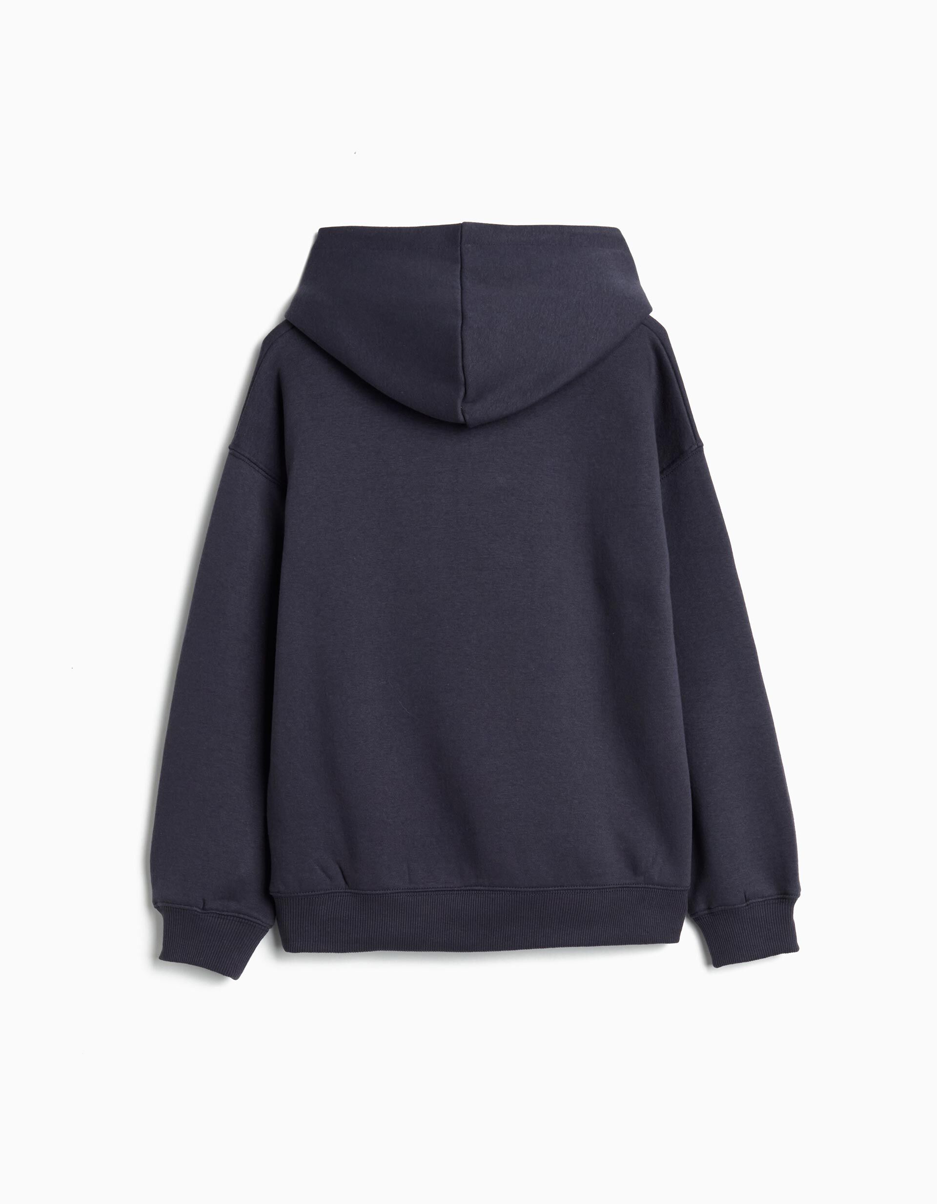 Comprar Online Sweatshirt com Capuz, Menino, Azul Escuro