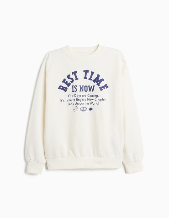 Comprar Online Sweatshirt De Felpa, Menino, Branco