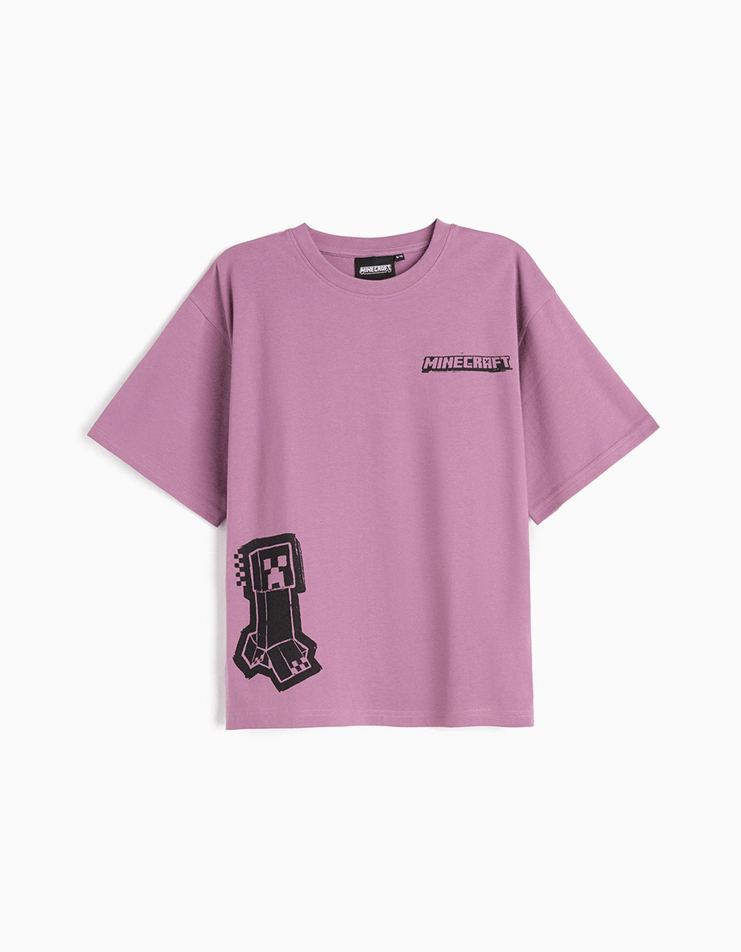 T-shirt 'Minecraft ', Menino, Roxo