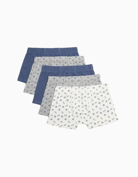 Comprar Online Pack 5 Boxers, Menino, Azul