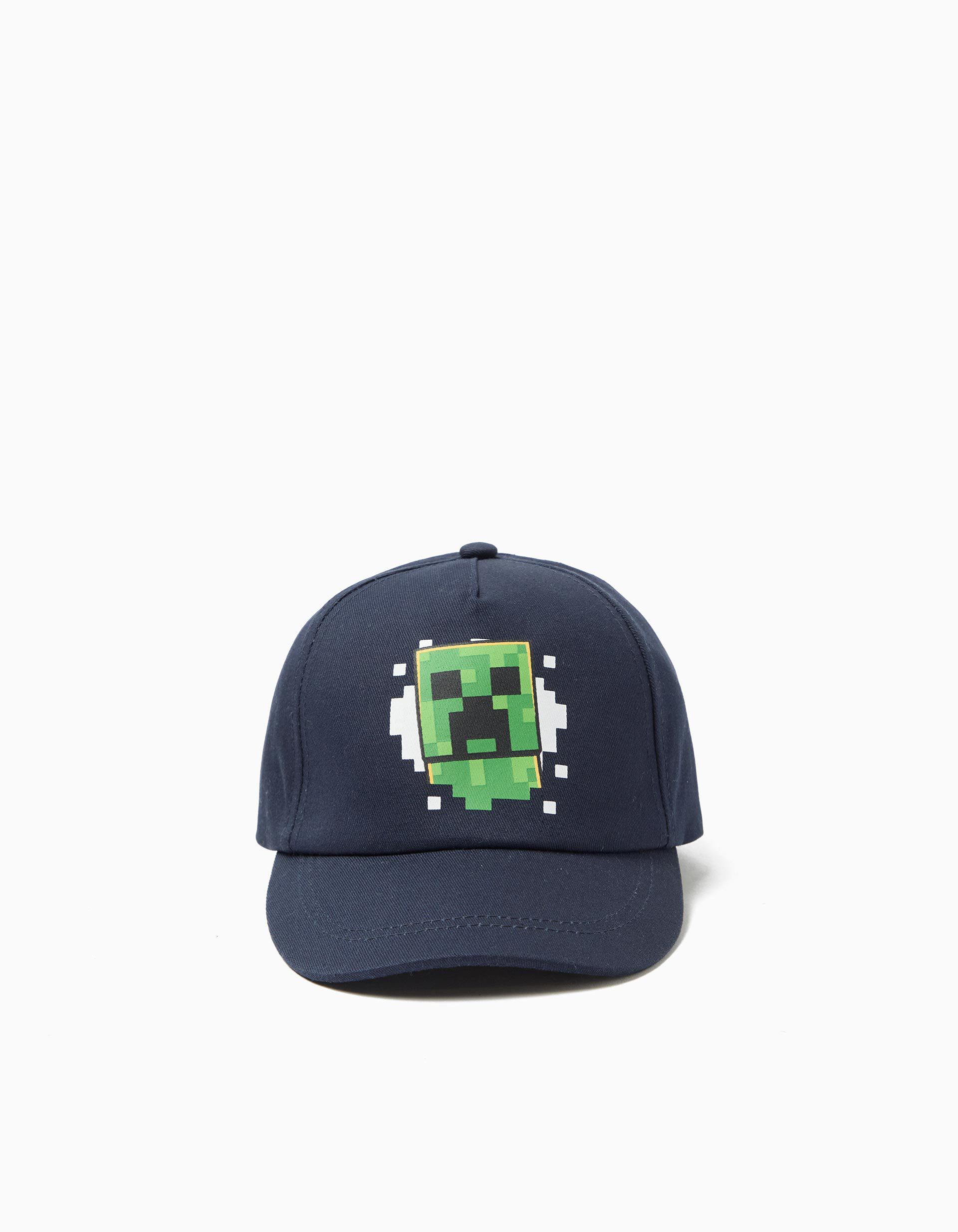 Comprar Online Bon&eacute; 'Minecraft', Menino, Azul Escuro