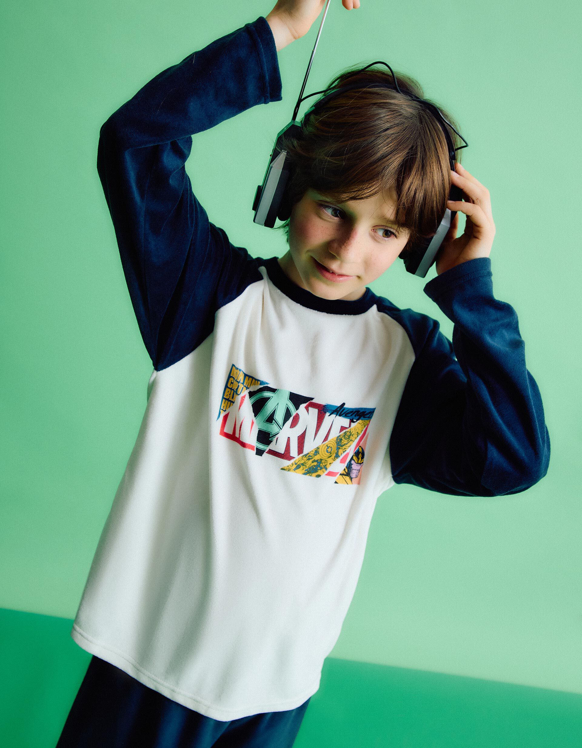 Comprar Online Pijama de Veludo 'Marvel', Crian&ccedil;a, Bege Claro