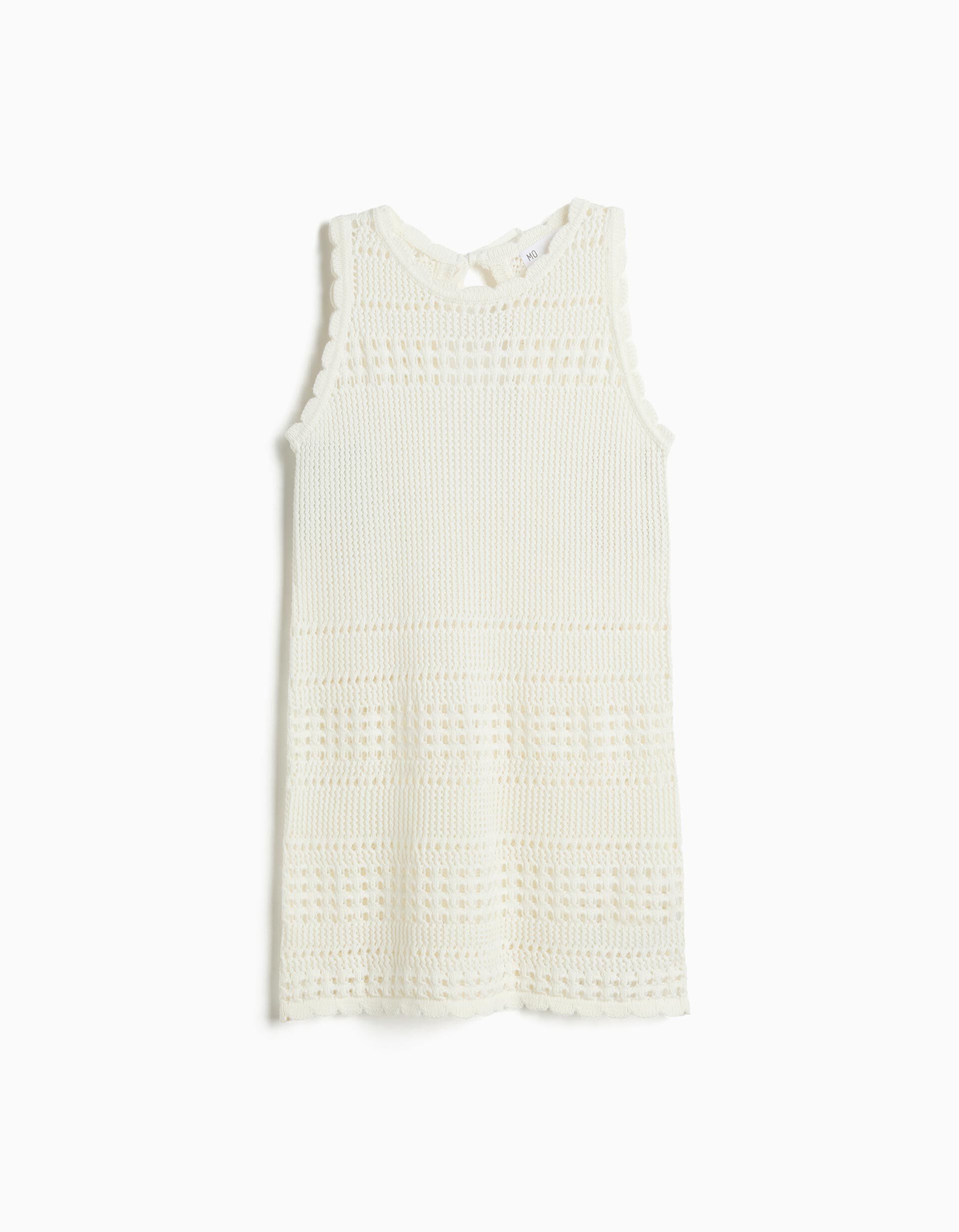 Comprar Online Vestido Crochet, Menina, Cru