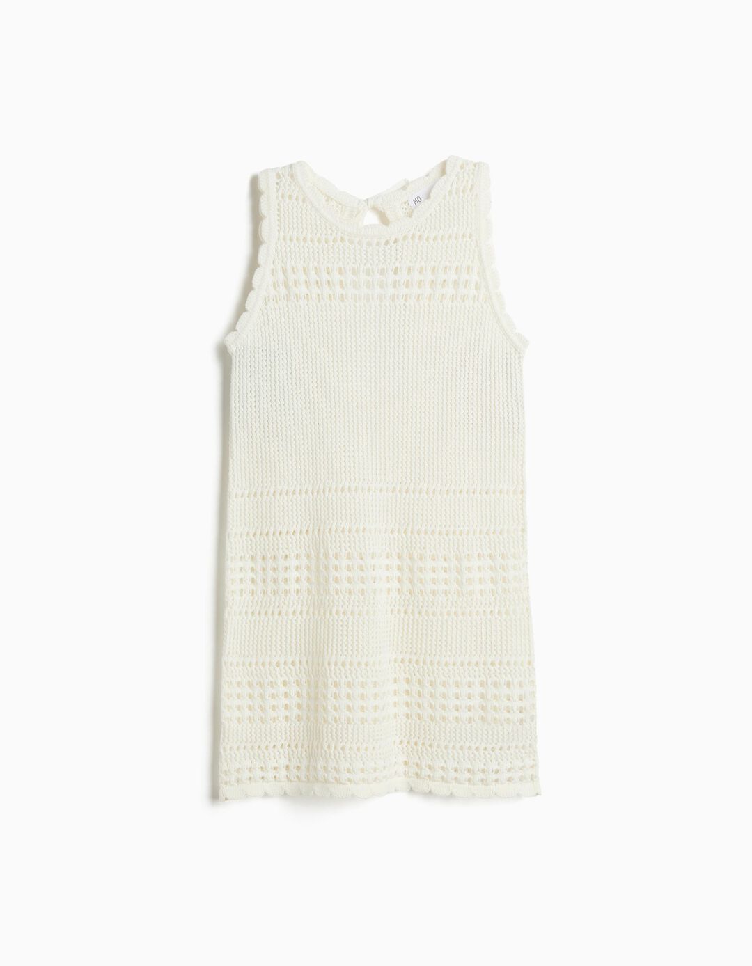 Vestido Crochet, Menina, Cru