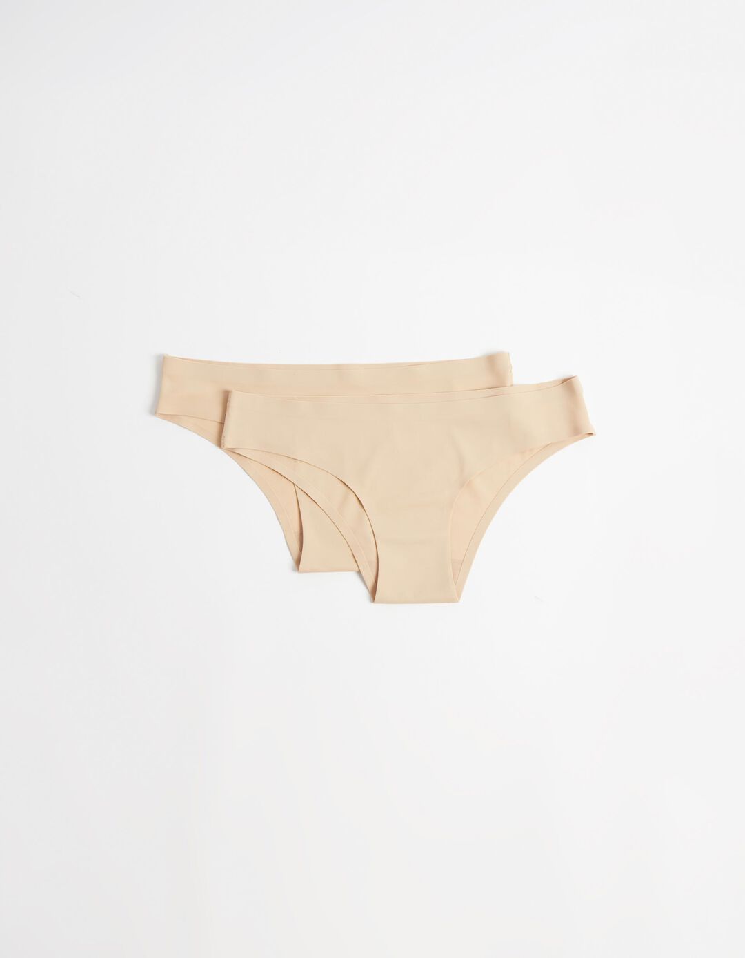 Pack 2 Cuecas Corte Laser, Mulher, Bege