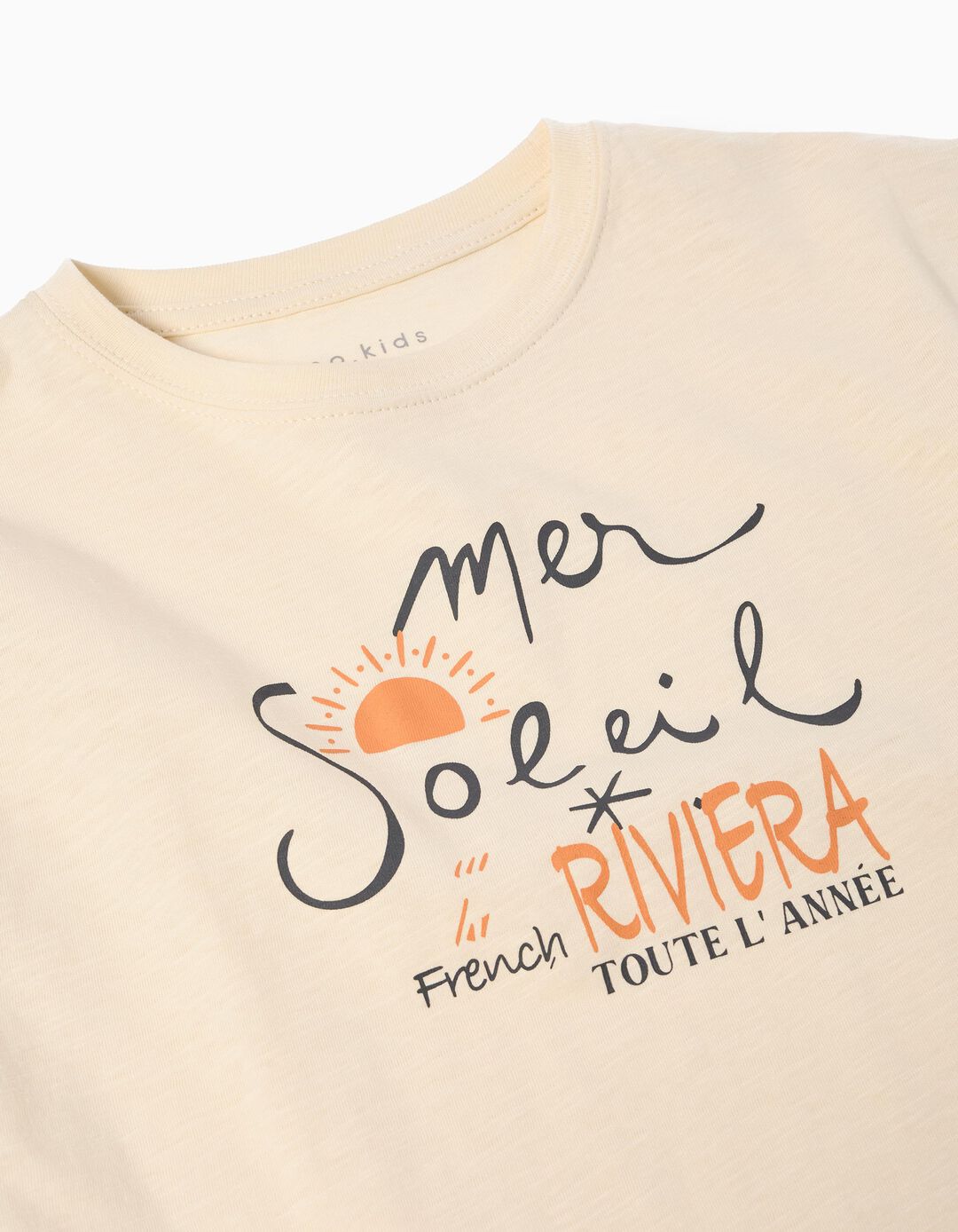 T-shirt, Menino, Bege Claro 