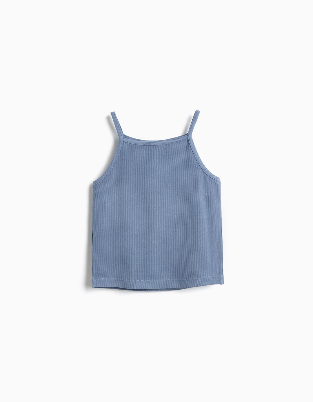 Top Halter, Menina, Azul Escuro