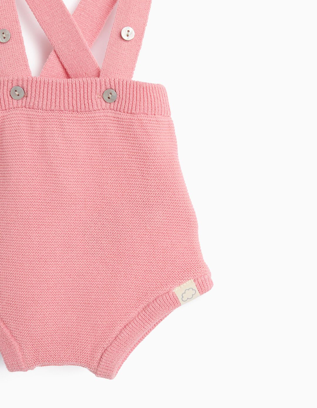 Conjunto Body e Macac&atilde;o, Rec&eacute;m-Nascido, Rosa Claro