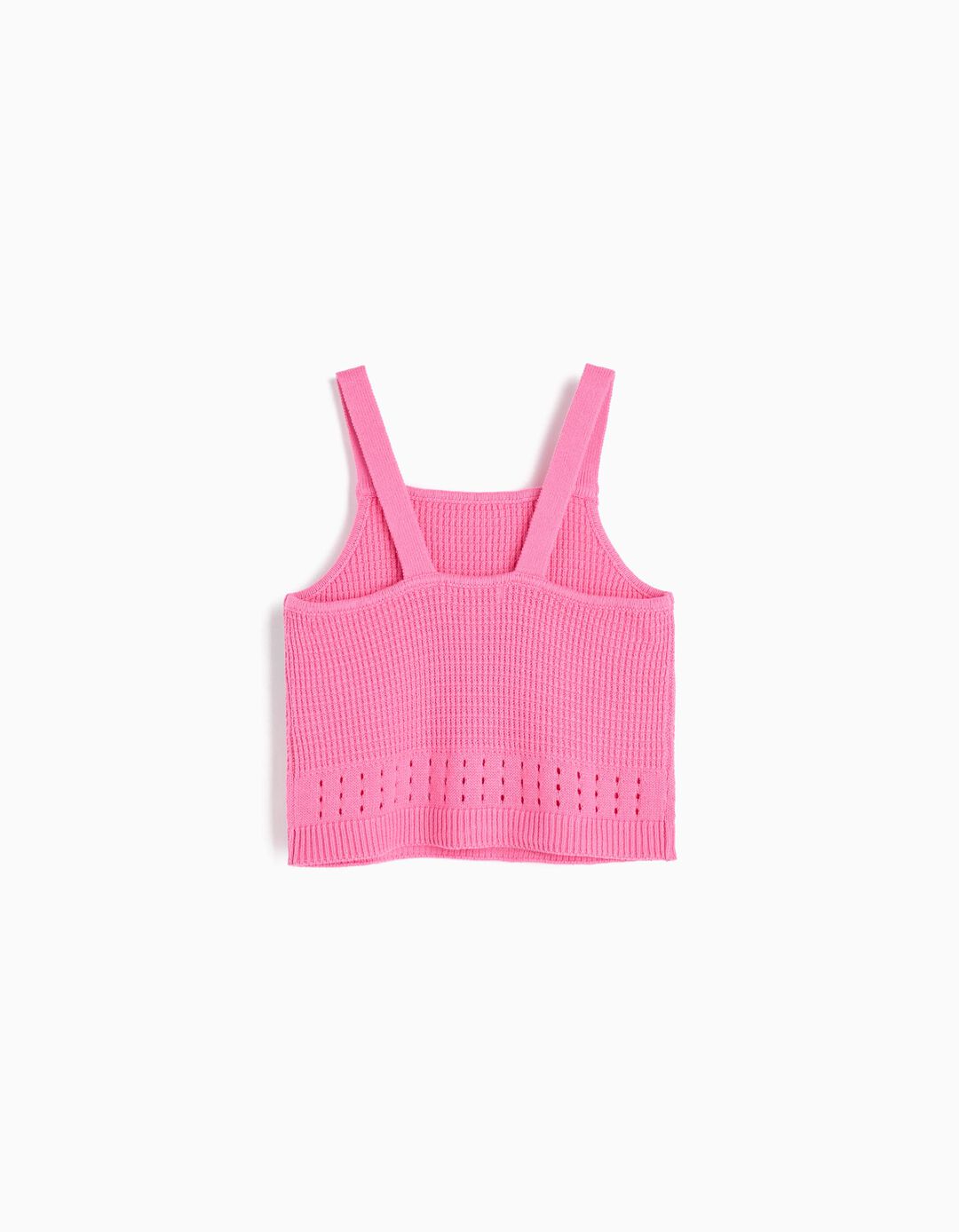 Top Crochet, Menina, Rosa