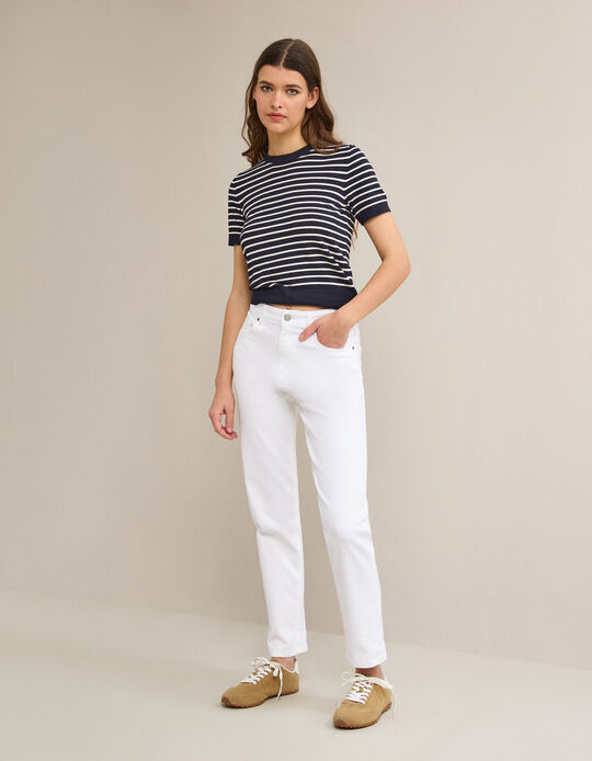 Comprar Online Cal&ccedil;as de Ganga 'Mom Fit', Mulher, Branco