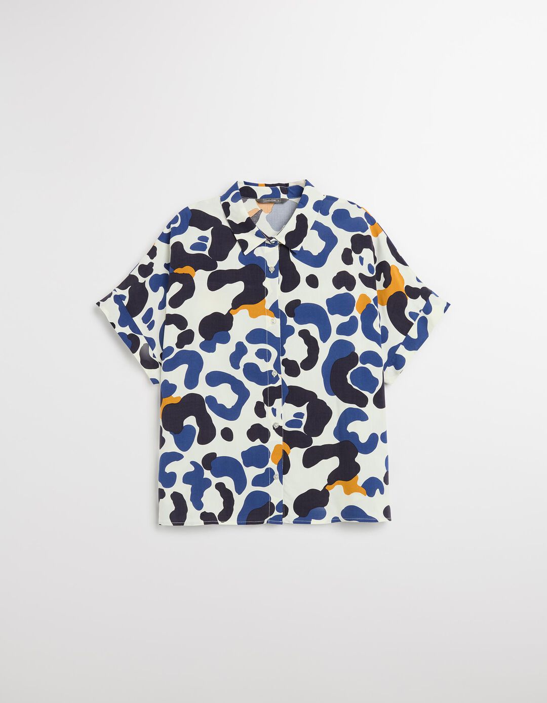 Camisa Viscose, Mulher, Azul 