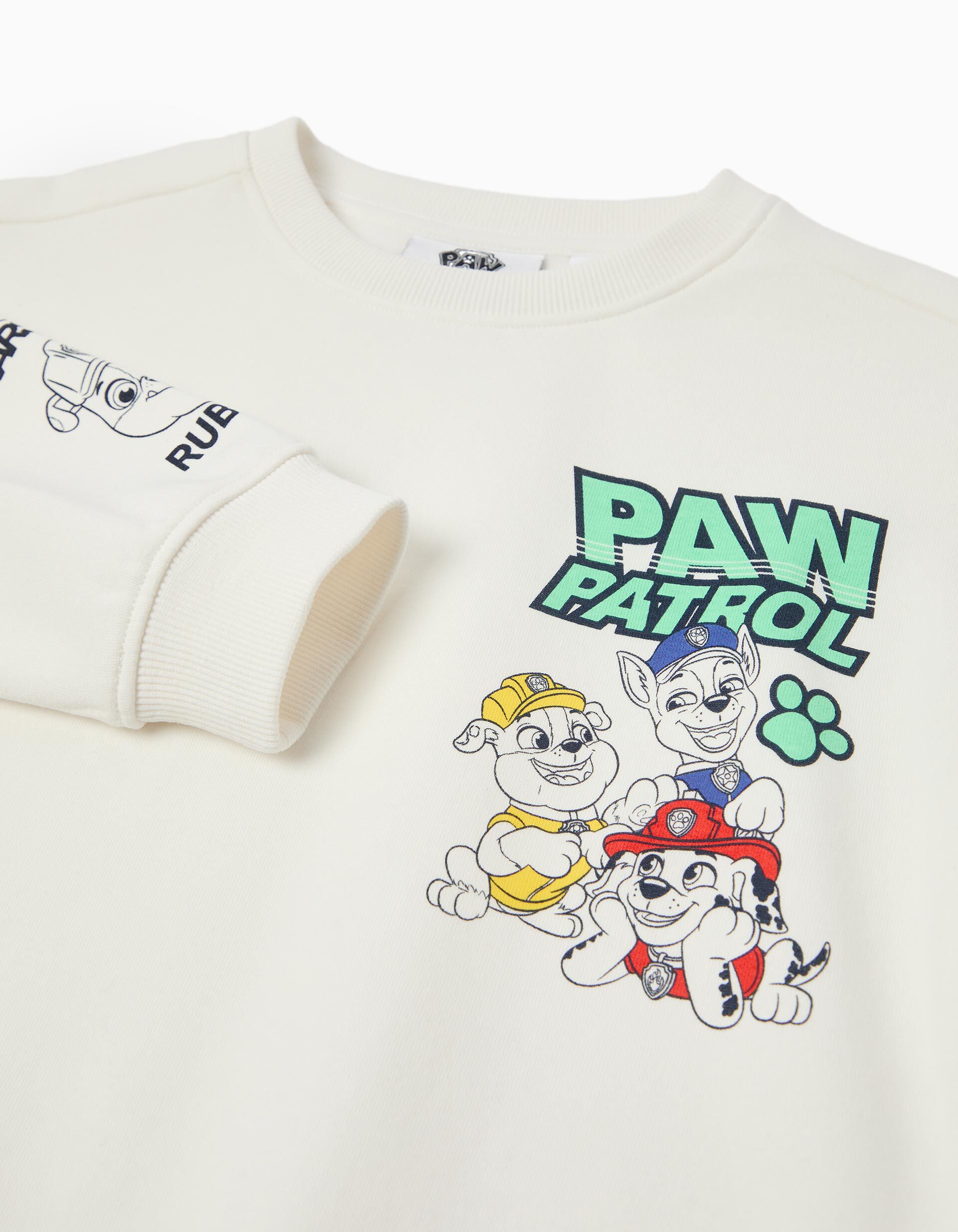 Comprar Online Sweatshirt de Felpa 'Paw Patrol', Menino, Branco