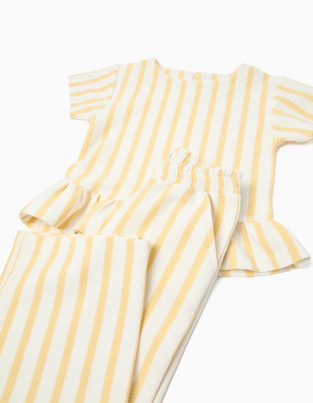 Conjunto T-shirt e Cal&ccedil;as, Menina, Amarelo Claro