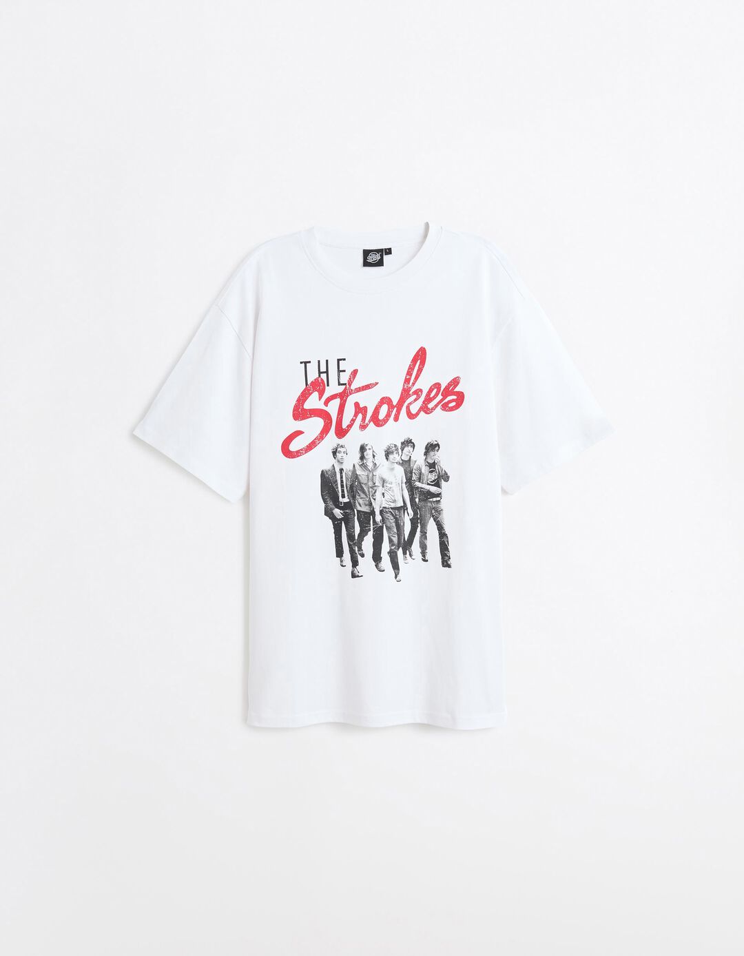 T-shirt The Strokes, Homem, Branco