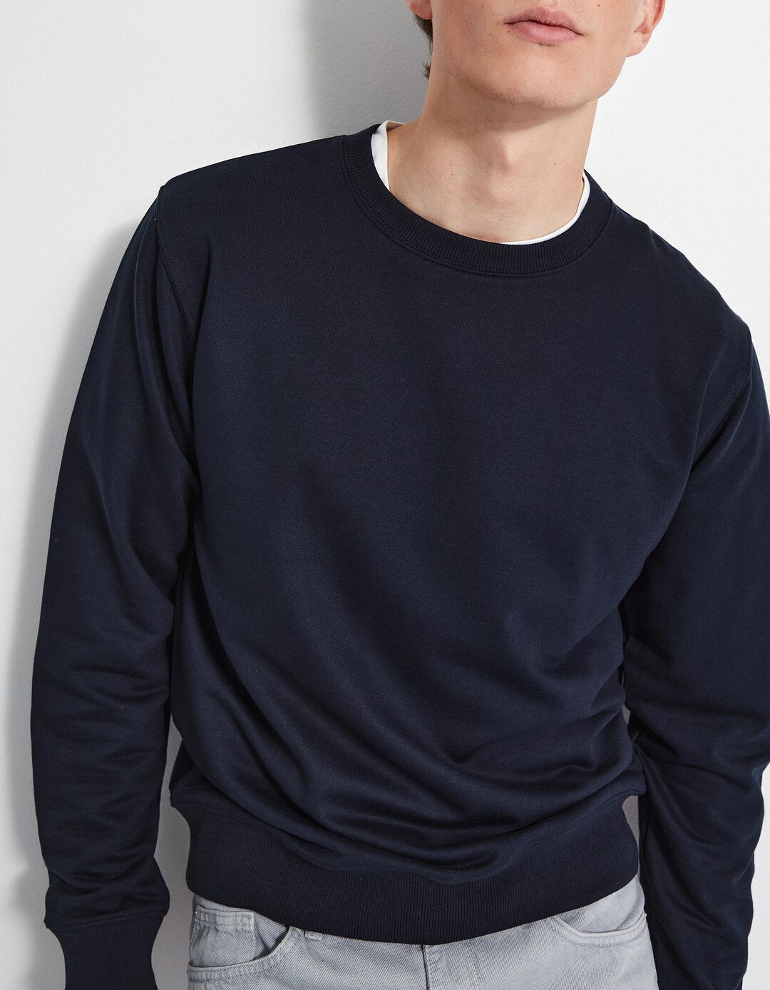 Sweatshirt de Felpa, Homem, Azul Escuro