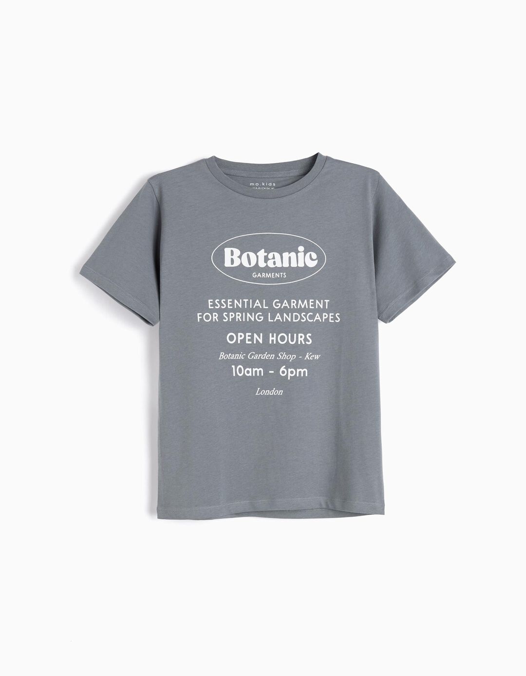 T-shirt Estampado, Menino, Cinzento