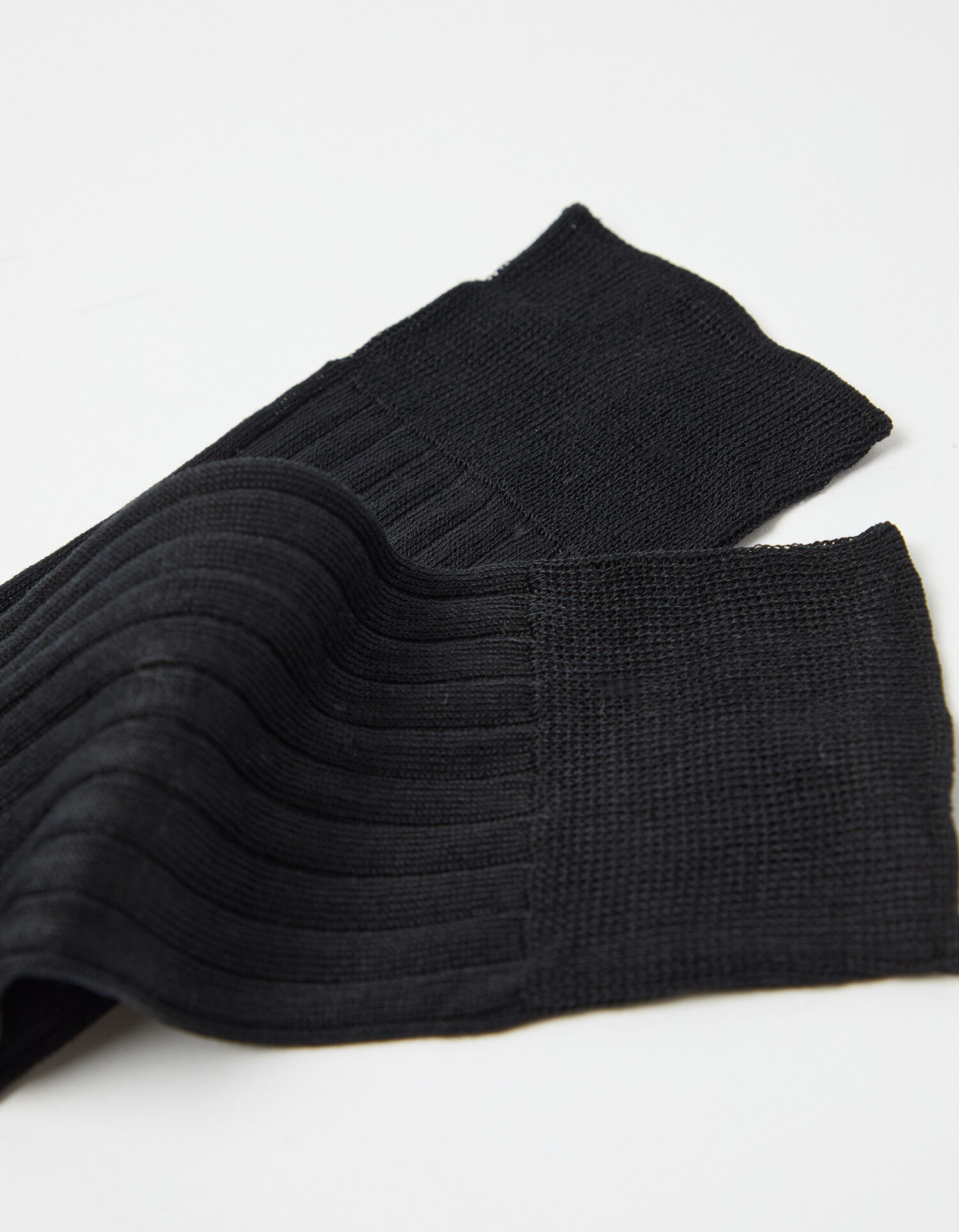 Comprar Online Meias Caneladas, Homem, Preto