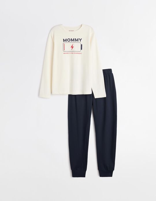 Comprar Online Pijama Jersey, Mulher, Branco