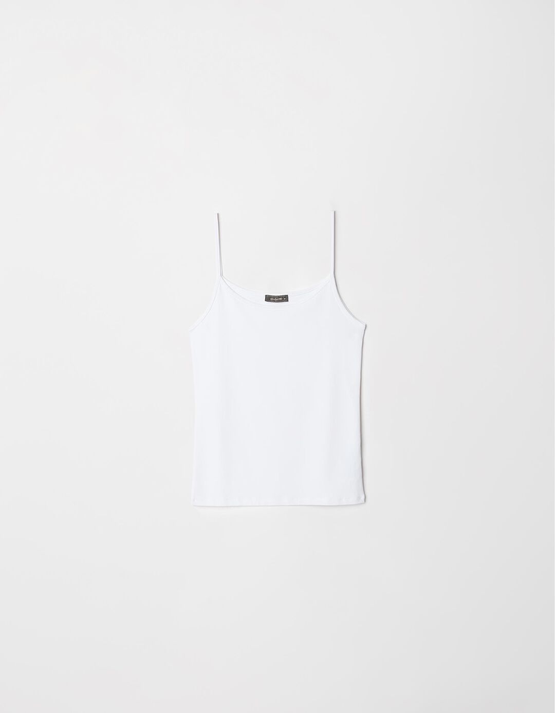 Top de Alças Finas, Mulher, Branco