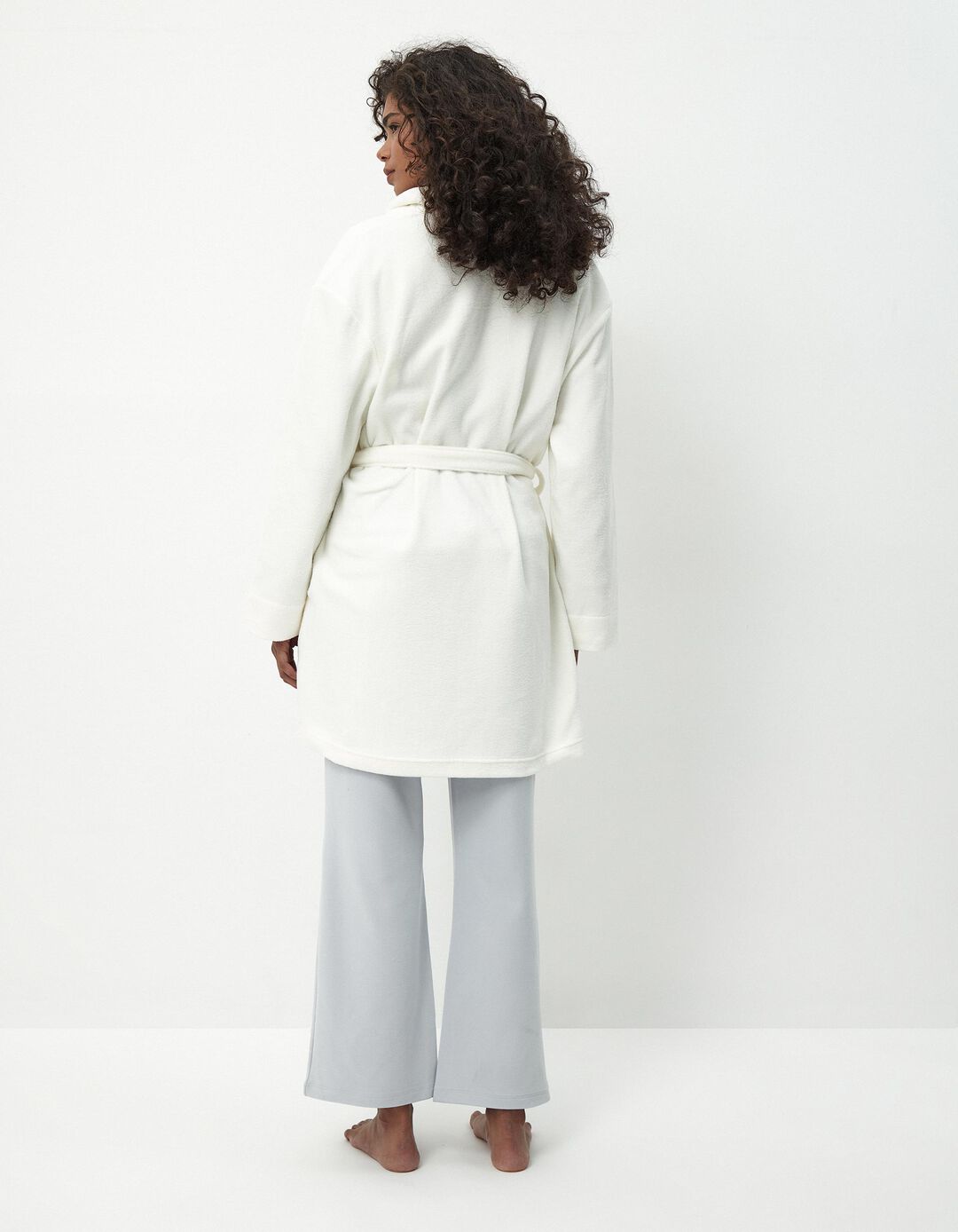 Robe Polar Suave, Mulher, Branco