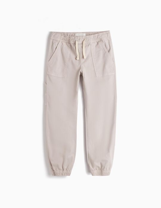 Comprar Online Calças Joggers, Menino, Cinzento Claro