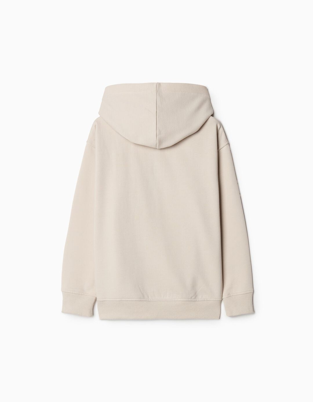 Sweatshirt de Felpa Capuz, Menino, Bege Claro