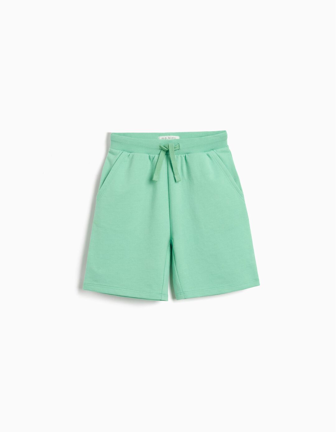 Calções Fleece, Menino, Verde Claro