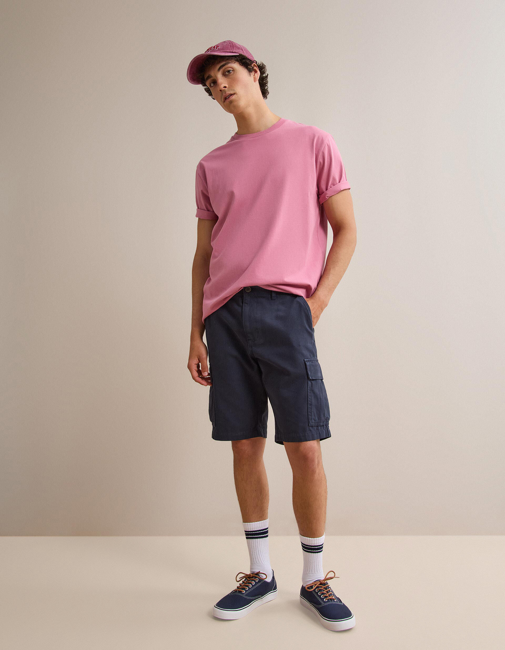 Comprar Online T-shirt Manga Curta, Homem, Rosa