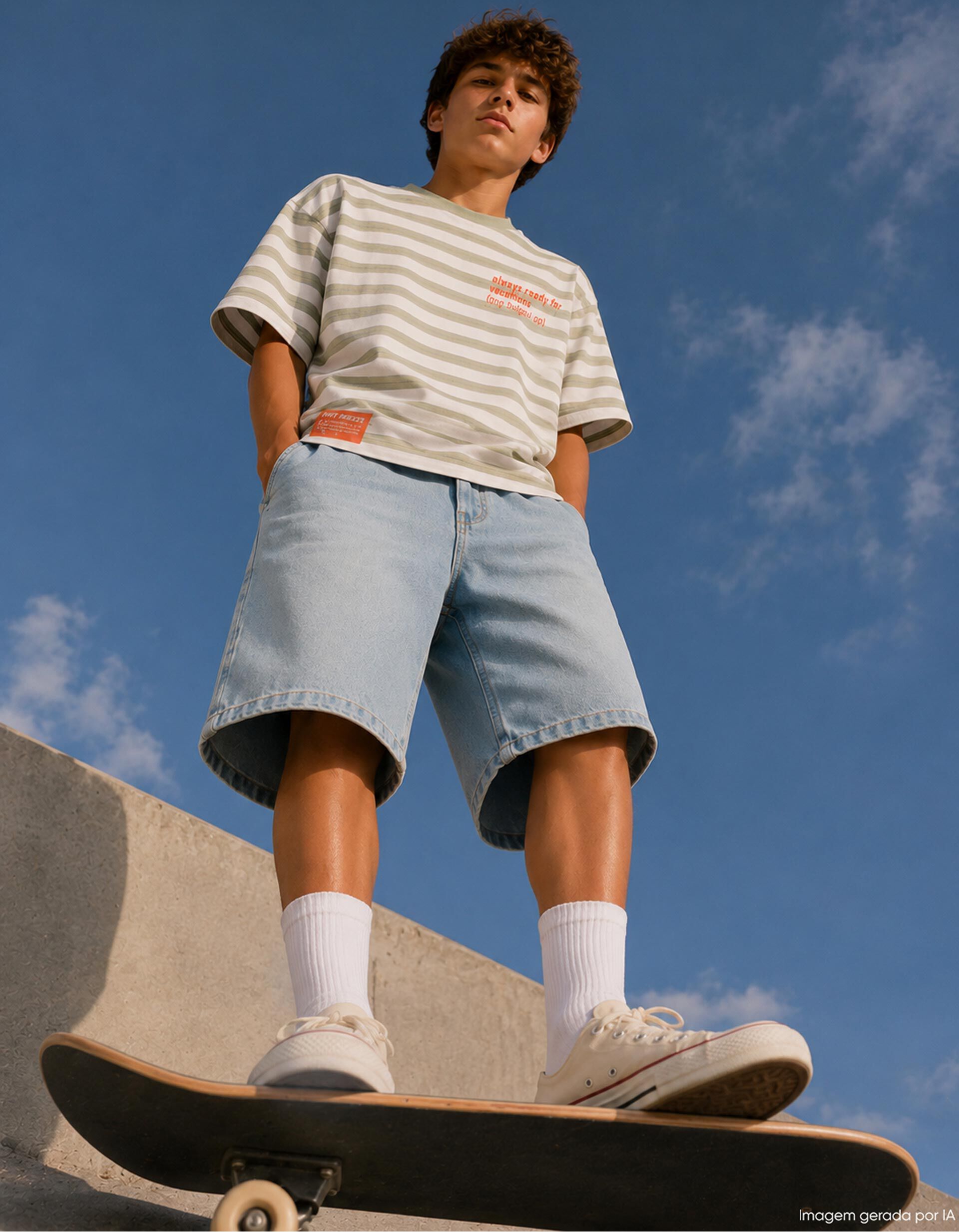 Comprar Online Cal&ccedil;&otilde;es de Ganga 'Loose Fit', Menino, Azul