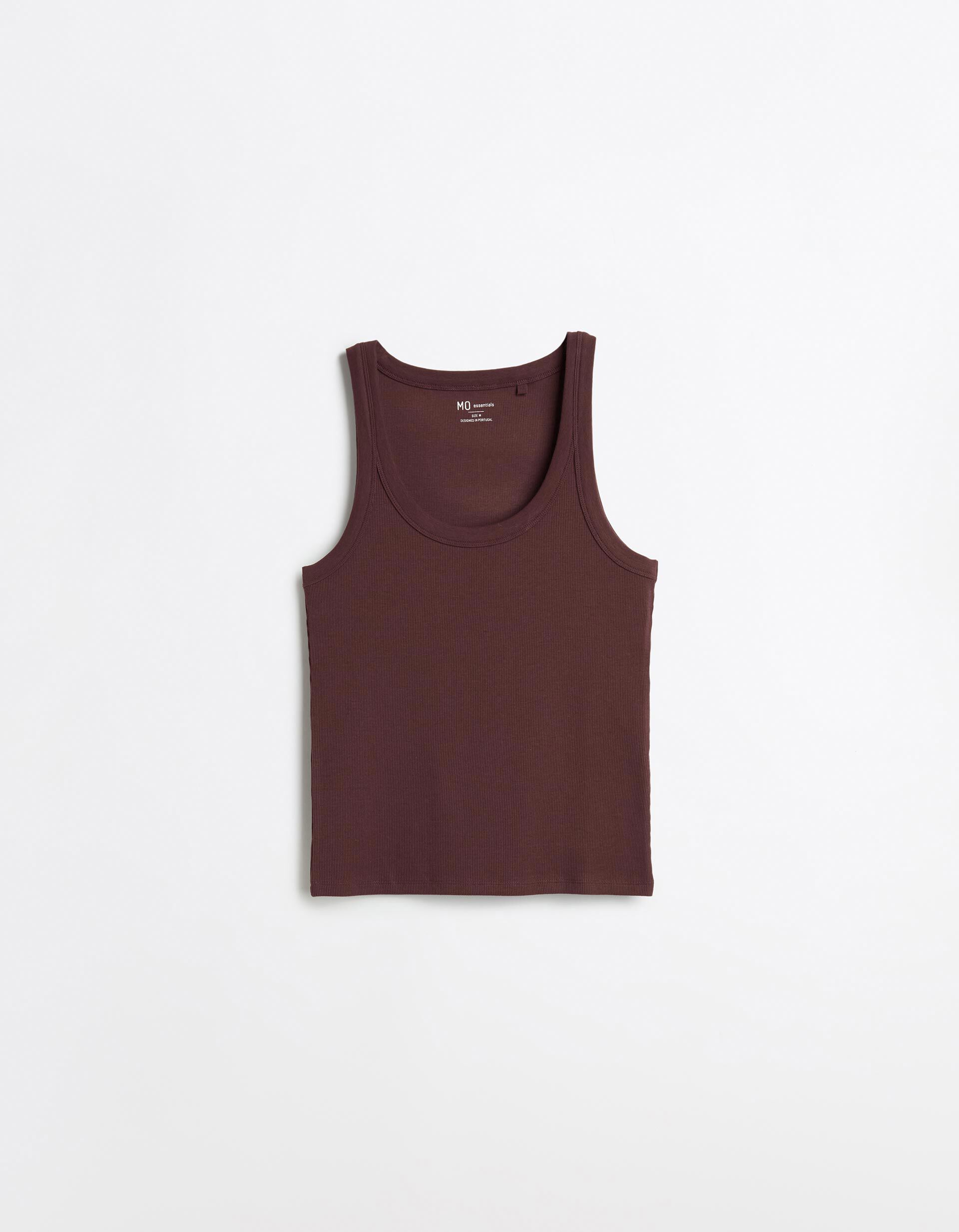 Comprar Online Tank Top, Mulher, Vermelho Escuro