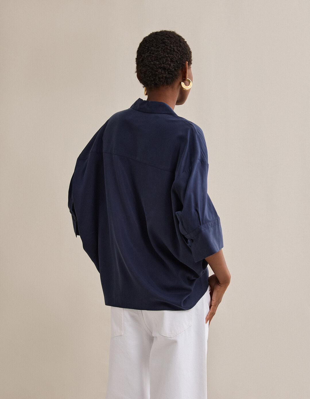 Blusa Liocel, Mulher, Azul Escuro