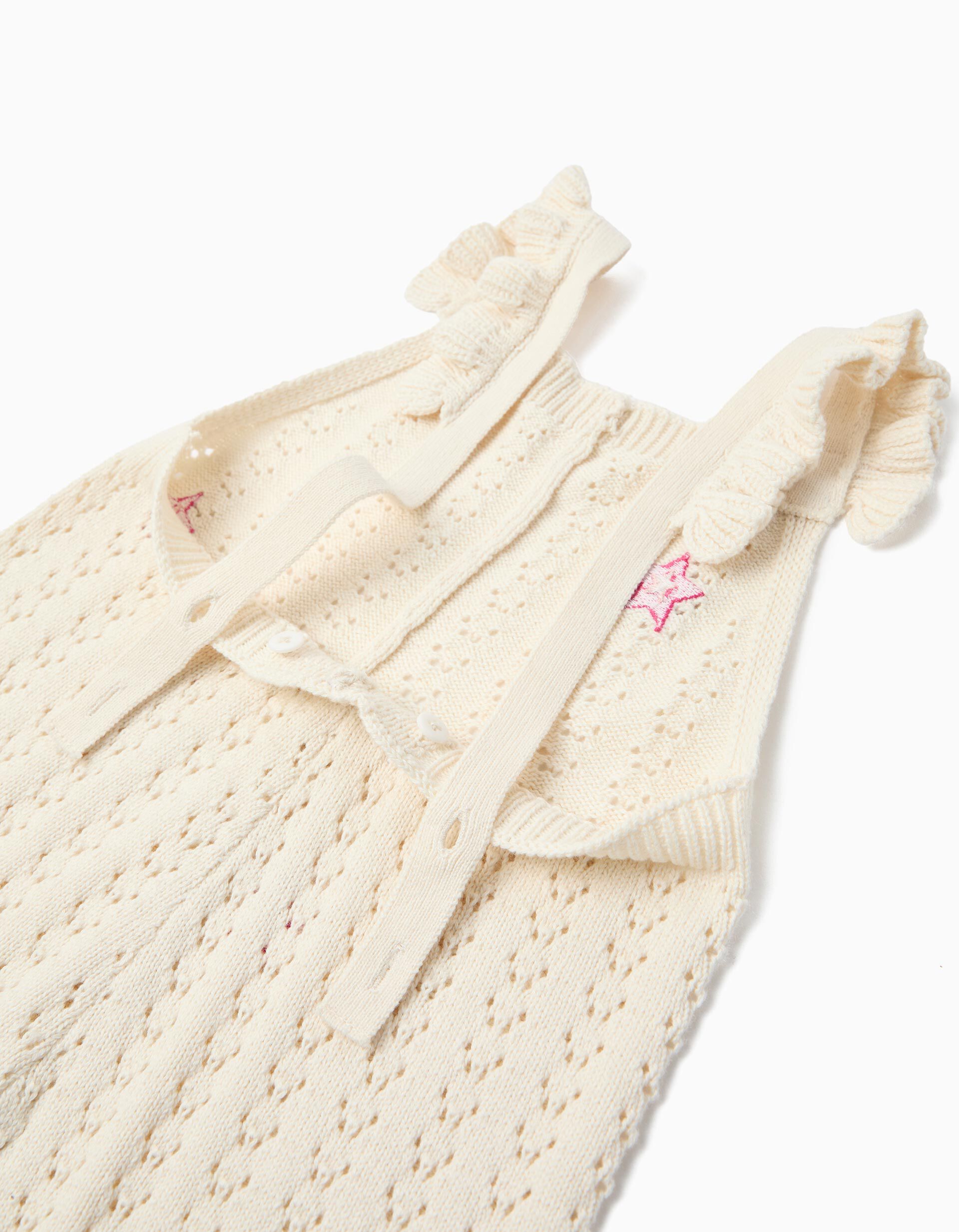 Comprar Online Jardineiras Crochet, Menina, Cru