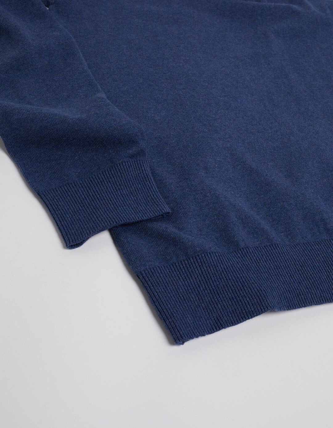 Camisola de Malha Fecho de Correr, Homem, Azul