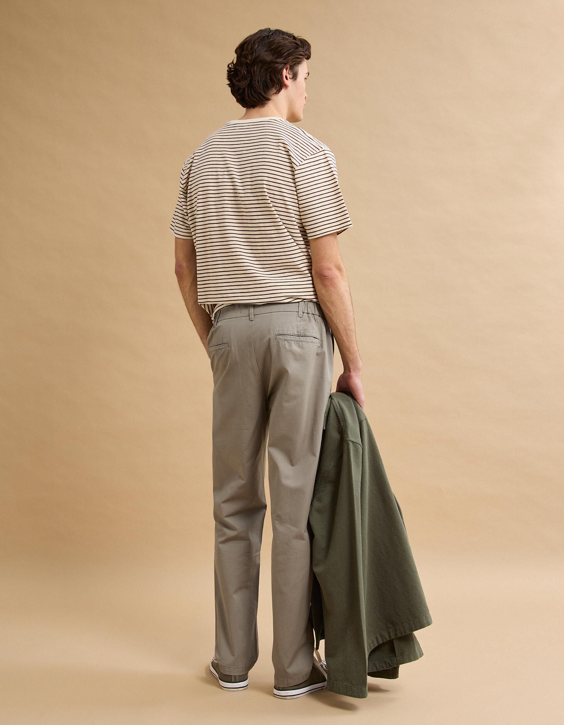 Comprar Online Cal&ccedil;as 'Tapered Fit', Homem, Caqui