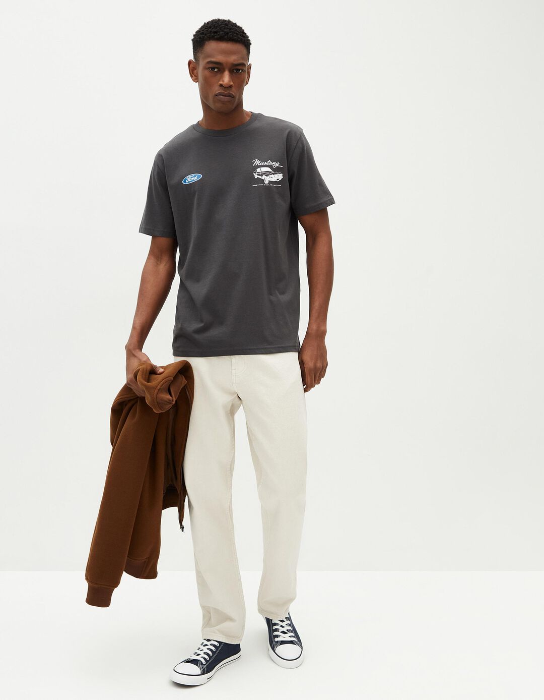 T-shirt 'Ford', Homem, Cinzento Escuro