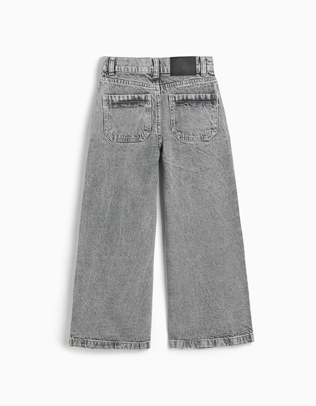 Calças de Ganga Culotte, Menina, Cinzento