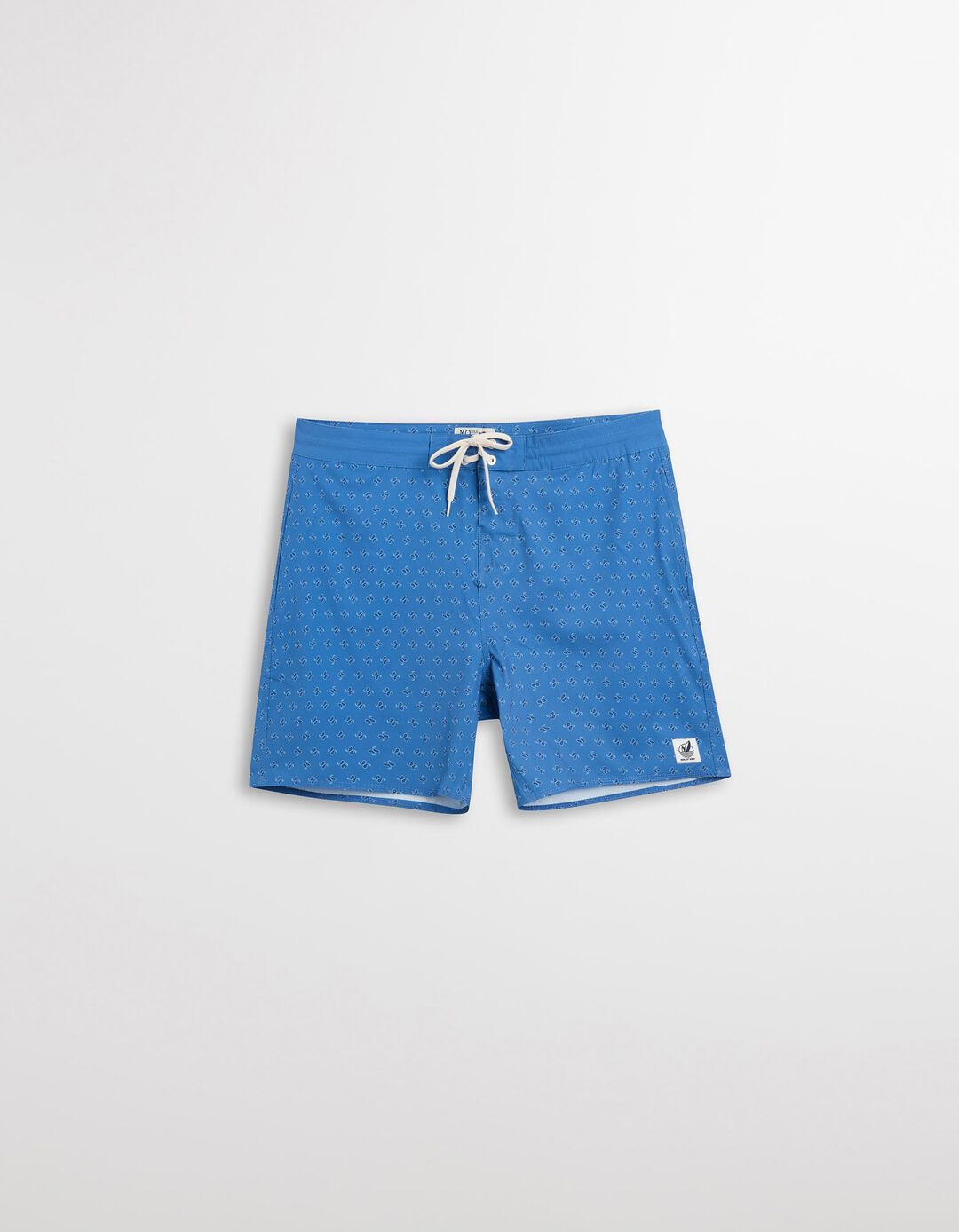 Calções de Banho Estampados, Homem, Azul