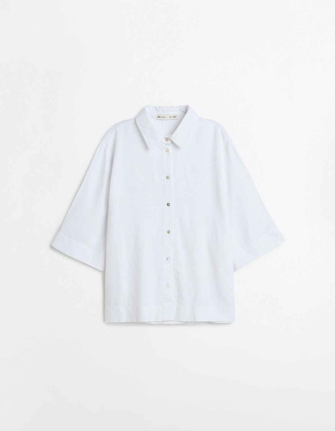 Camisa com Linho, Mulher, Branco