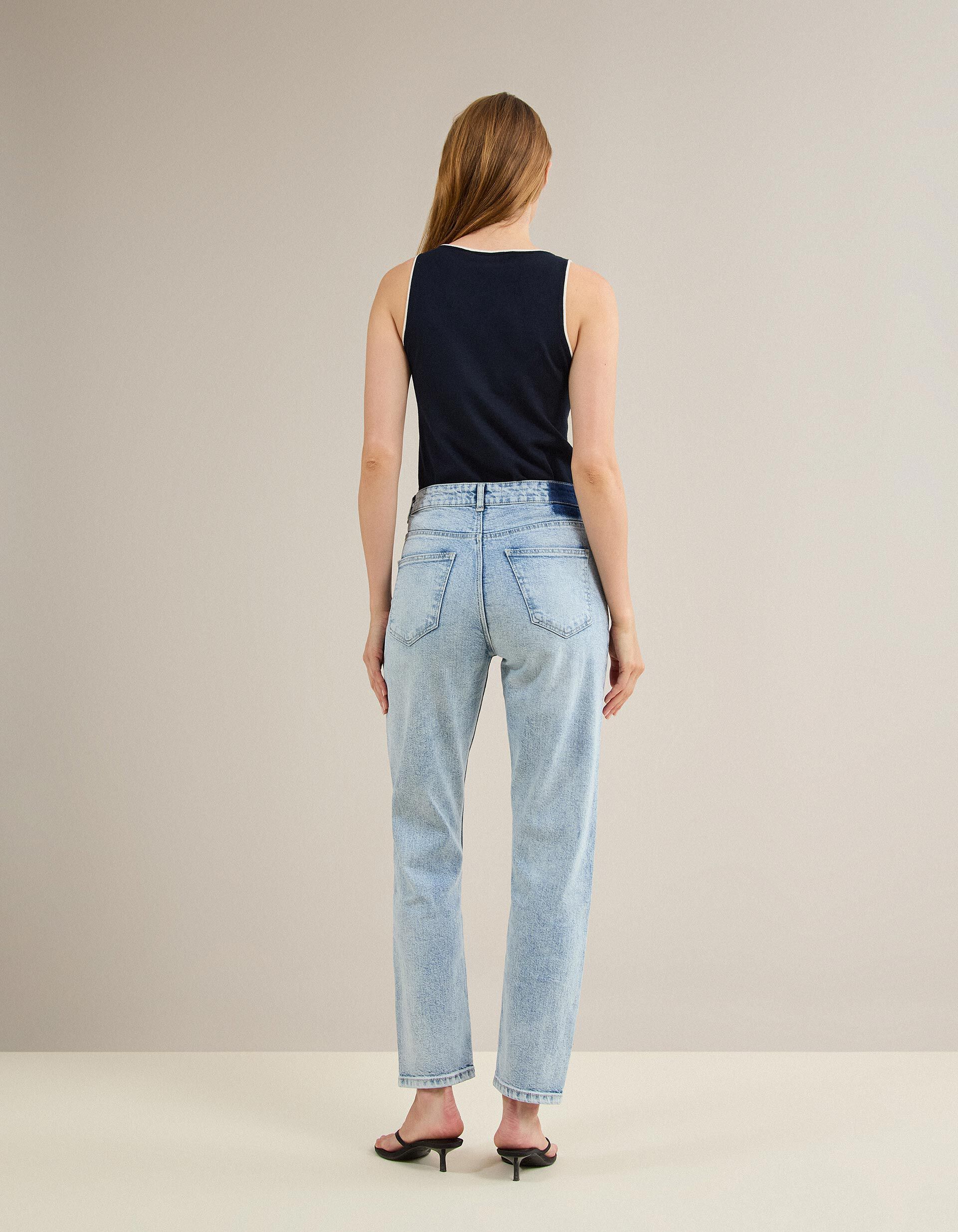 Comprar Online Cal&ccedil;as de Ganga 'Tapered Mom Fit', Mulher, Azul Claro